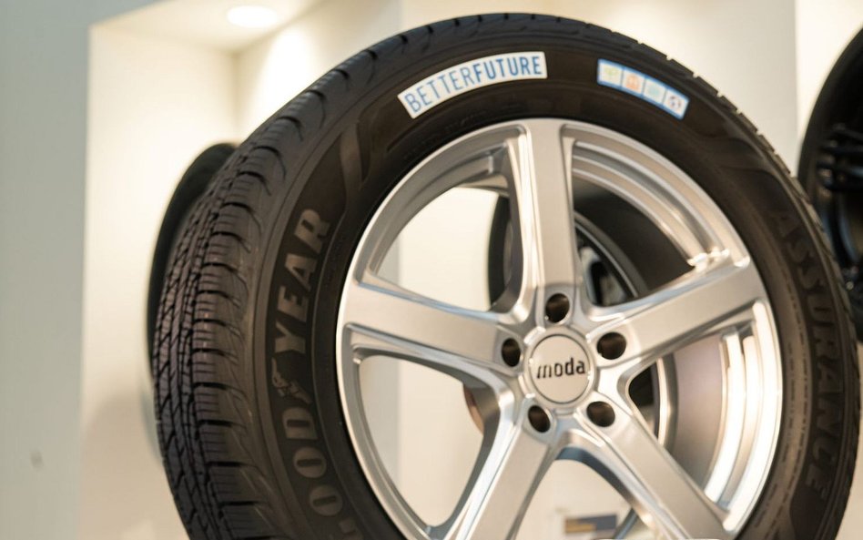 Ekologiczna opona Goodyear wykonana m.in. z popiołu z łusek ryżu