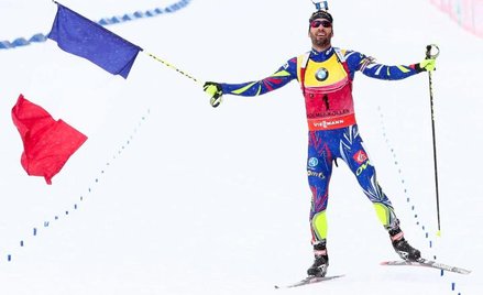 Martin Fourcade medale zdobywa dla Francji, ale nie ma nic przeciwko temu, że przypomina mu się jego