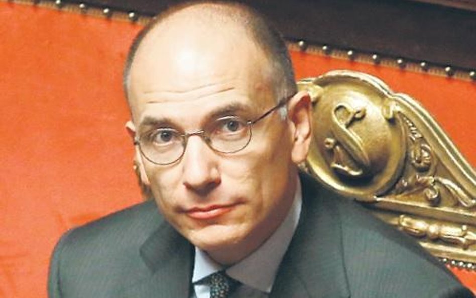 Włoski premier Enrico Letta poradził sobie z Berlusconim, ale nie z kryzysem