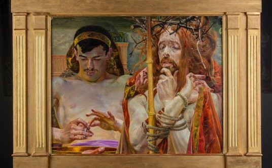Jacek Malczewski "Chrystus przed Piłatem"