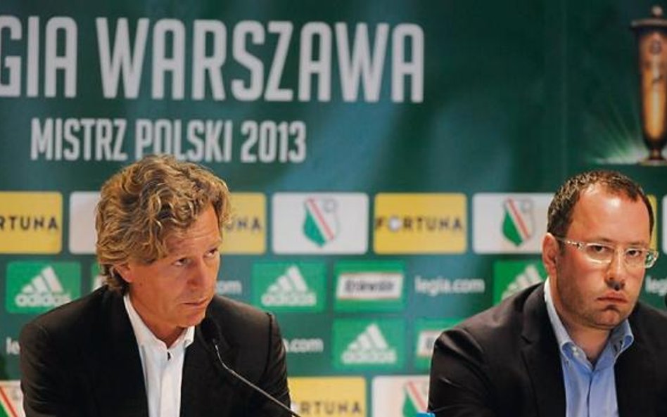 Dariusz Mioduski (z lewej) i Bogusław Leśnodorski przejęli Legię dwa miesiące temu