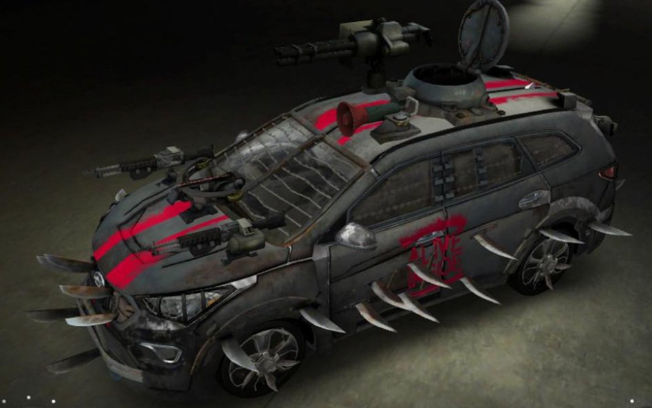 Maszyna z kolcami. Hyundai pokazał światu model Santa Fe Survival Machine. Przypomina pług, a kolce 