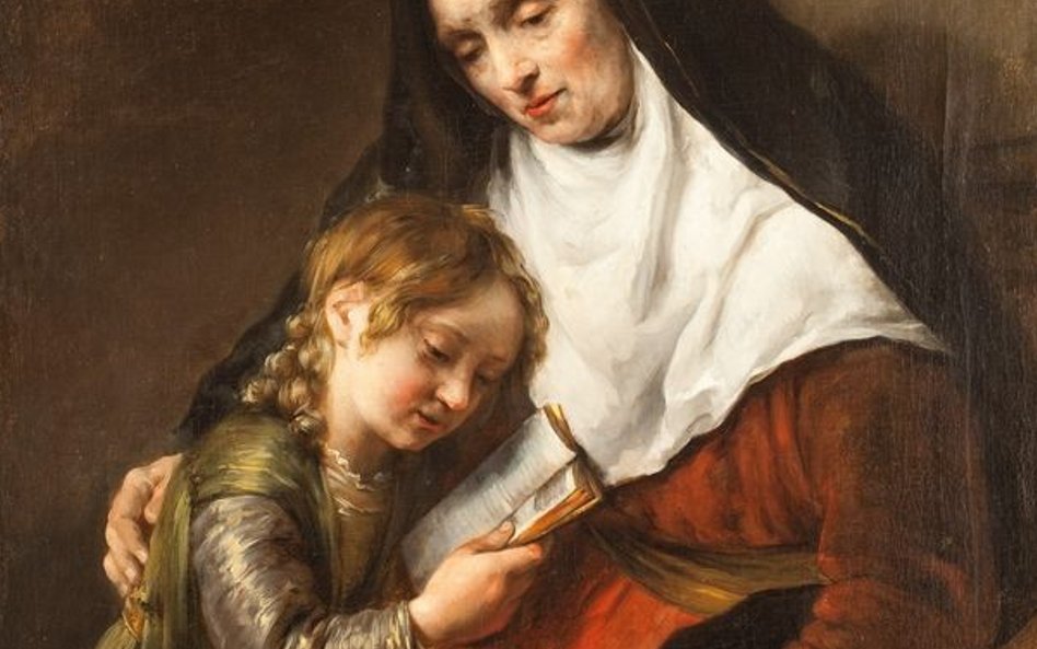 Willem Drost (kopia obrazu?), Tymoteusz ze swą babcią Lois, Niderlandy, 1. poł. XVIII w.