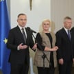 Andrzej Duda w czasie uroczystości powołania rządu Mateusza Morawieckiego