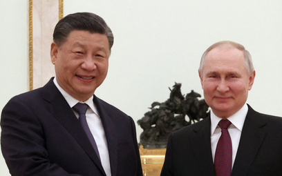 Prezydent Chin Xi Jinping spotkał się w Moskwie z prezydentem Rosji Władimirem Putinem
