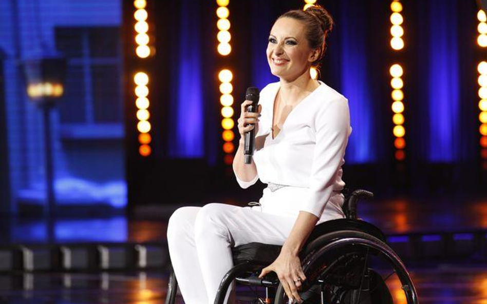 Monika Kuszyńska na festiwalu w Opolu, 2014
