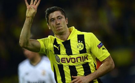Robert Lewandowski, strzelec czterech bramek we wczorajszym meczu z Realem Madryt