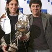 Beckenbauer, Maradona, van Basten, dziś Leo Messi ( na zdjęciu z ojcem). Lista tych, którym się nie 