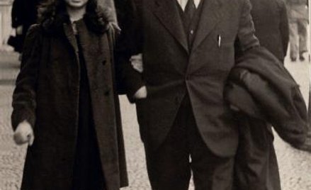 Podpułkownik Jan Kowalewski z córką w Lizbonie