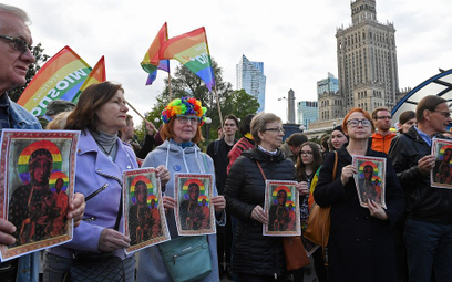 Protest w Warszawie po zatrzymaniu Elżbiety Podleśnej