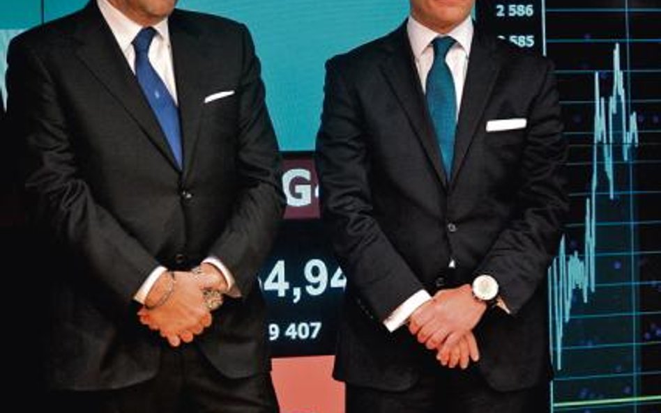 Jan Motz, prezes Capital Parku (z lewej), i Keith Breslauer, przewodniczący rady nadzorczej.