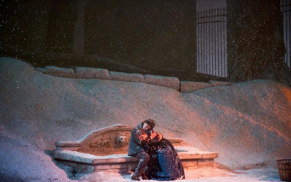 La Boheme - A scene from Act III, photo by Jonathan Tichler