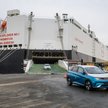 Chiński frachtowiec zbudowany dla koncernu BYD przywiózł do Europy pierwsze tysiące samochodów elekt