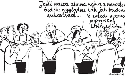 Komentarz rysunkowy. Zimna wojna z narodem