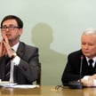 Daniel Obajtek (wtedy jeszcze wójt  gminy Pcim) oraz prezes PiS Jarosław Kaczyński w Sejmie w 2013 r