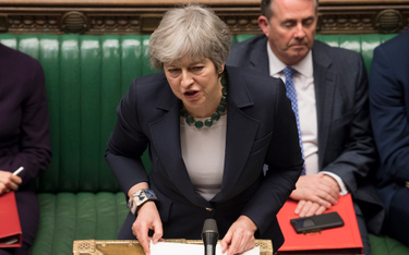 Premier Theresa May prawie codziennie w Izbie Gmin. Na zdjęciu: po kolejnym przegranym głosowaniu 13
