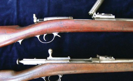 Berdan II z zamkiem tłokowym, ślizgowo–obrotowym czterotaktowym