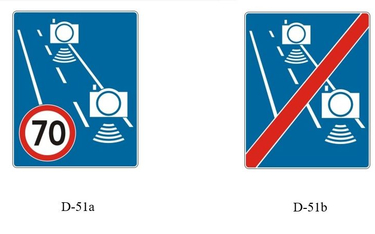 Nowe znaki drogowe dla fotoradarów