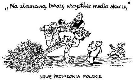 Komentarz rysunkowy. Nowe przysłowia polskie