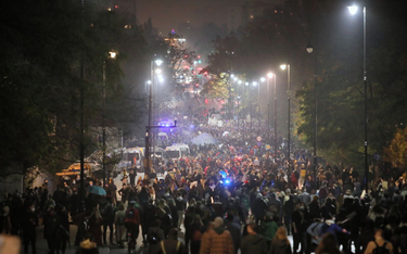 Warszawa, 23.10.2020, protesty dzień po ogłoszeniu orzeczenia Trybunału Konstytucyjnego