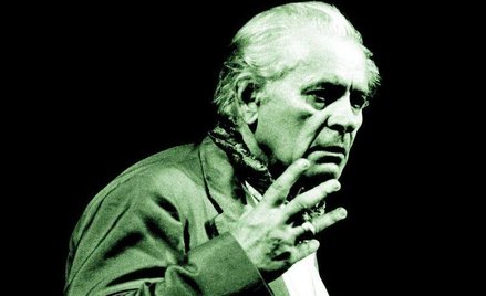 Tadeusz Łomnicki w spektaklu „Ja, Feuerbach", 1988 r.