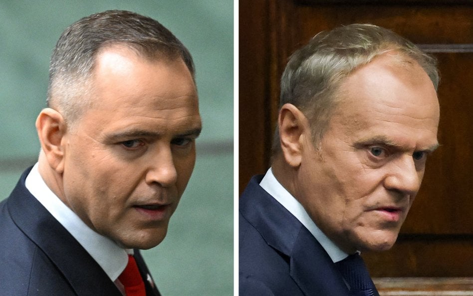 Prezydent Karol Nawrocki i premier Donald Tusk