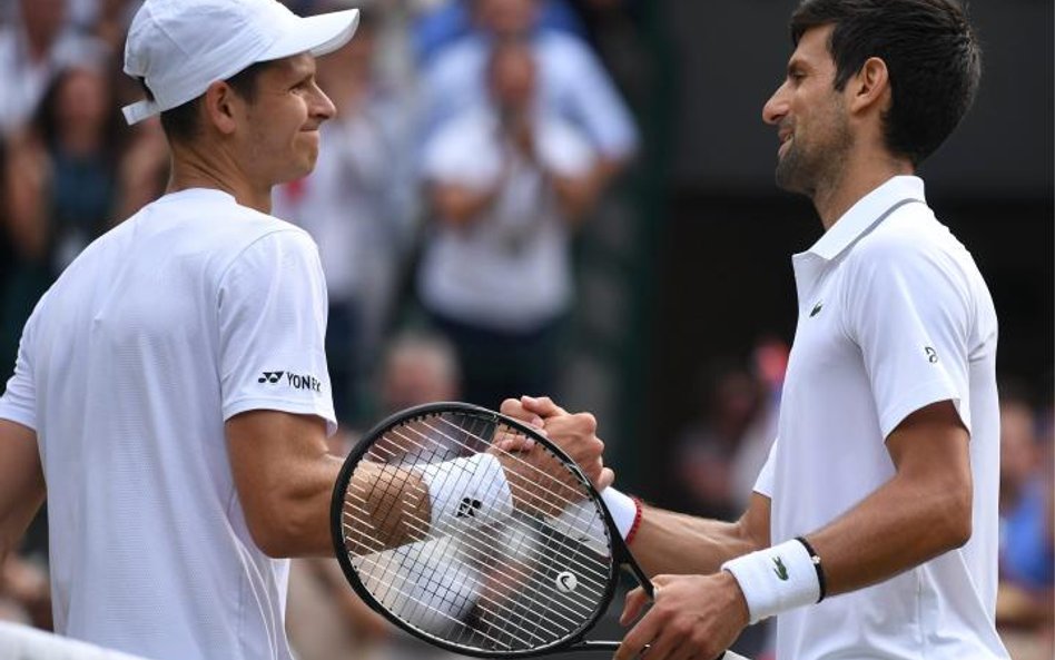 Hubert Hurkacz i Novak Djoković: Serb wygrał, ale Polak mógł być z siebie dumny