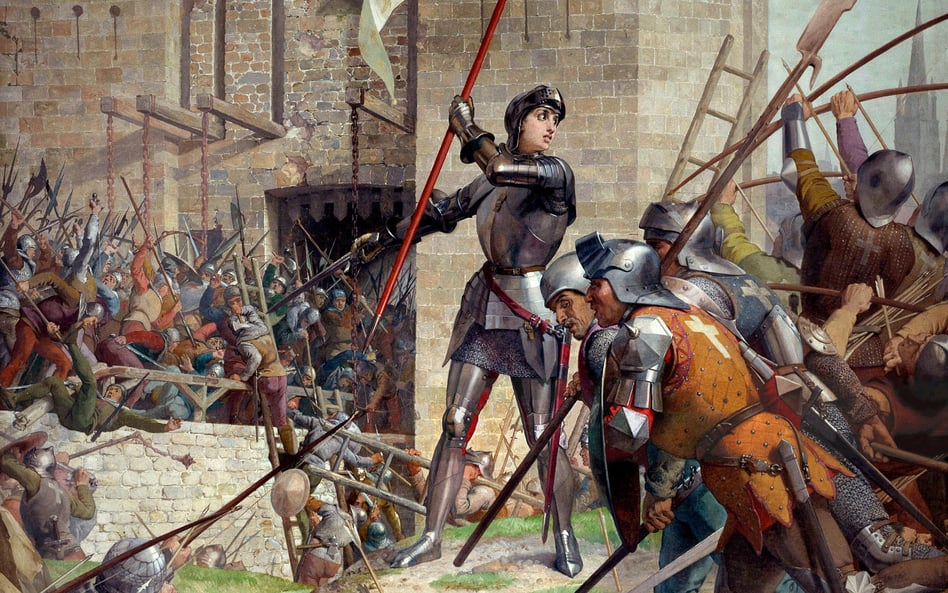 „Joanna d’Arc podczas oblężenia Orleanu” – obraz Jules’a Eugène’a Lenepveu, namalowany ok. 1886–1890