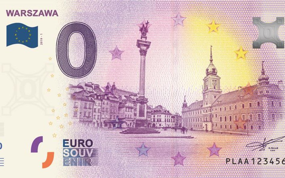 Powstał polski banknot zero euro. Przedstawia Warszawę