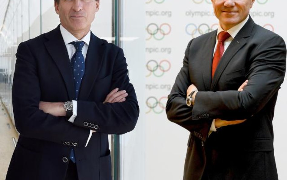 Sebastian Coe, 58 lat, dwukrotny mistrz i Siergiej Bubka, 51 lat, mistrz olimpijski w skoku o tyczce