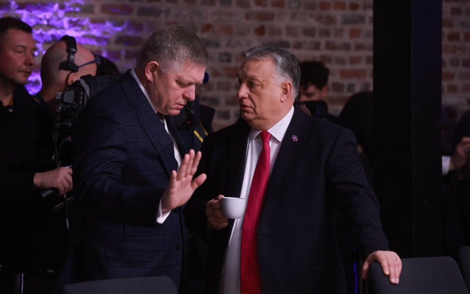 Premierzy Słowaji i Węgier Robert Fico i Viktor Orbán