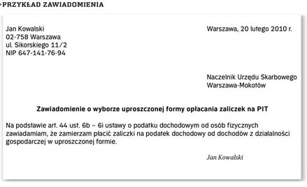 Zaliczki w stałej kwocie to mniej biurokracji
