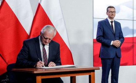 Morawiecki: Premiera Gowina chyba nie było na posiedzeniu rządu