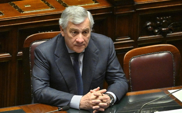 Antonio Tajani, od 2022 wicepremier i minister spraw zagranicznych Włoch, lider Forza Italia.