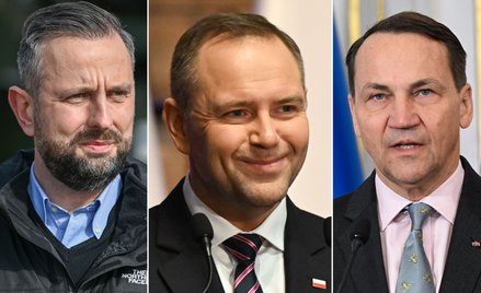 Władysław Kosiniak-Kamysz, Karol Nawrocki i Radosław Sikorski