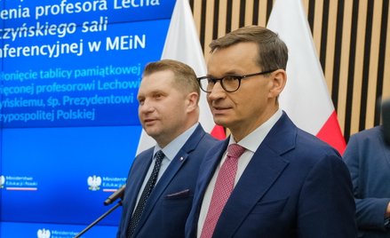 Przemysław Czarnek i Mateusz Morawiecki