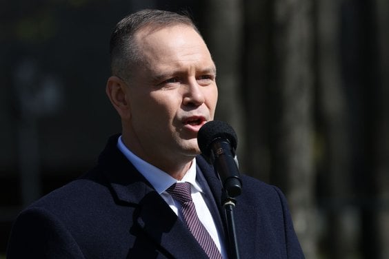 Prezydent Karol Nawrocki na uroczystościach w Muzeum Katyńskim w Warszawie, upamiętniających Ofiary 