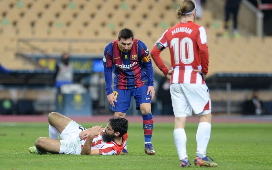 Barcelona bez Superpucharu. Messi wyrzucony z boiska
