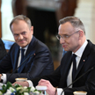 Donald Tusk i Andrzej Duda w Białym Domu