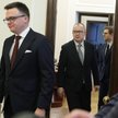Marszałek Szymon Hołownia spotkał się w ramach konsultacji z ministrem sprawiedliwości Adamem Bodnar