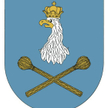 Herb Sulejówka ma tło błękitne, jak mundur Marszałka Józefa Piłsudskiego. Głowa orła przeniesiona zo