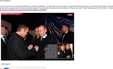 Mail Gosiewskiej do europosłów