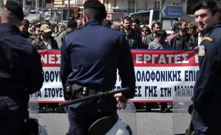 Zajście na Nea Manolada spowodowało protesty PAME pod Ministerstwem Obrony Cywilnej w Atenach