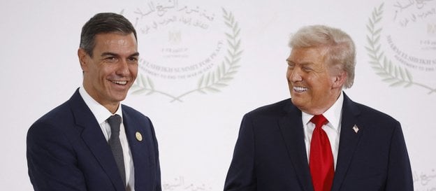 Pedro Sánchez i Donald Trump