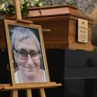Uroczystości pogrzebowe Ludwiki Wujec w kościele pw. św. Karola Boromeusza na Cmentarzu Powązkowskim