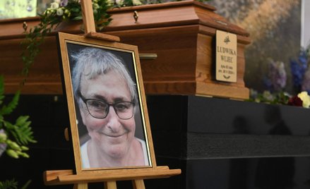 Uroczystości pogrzebowe Ludwiki Wujec w kościele pw. św. Karola Boromeusza na Cmentarzu Powązkowskim