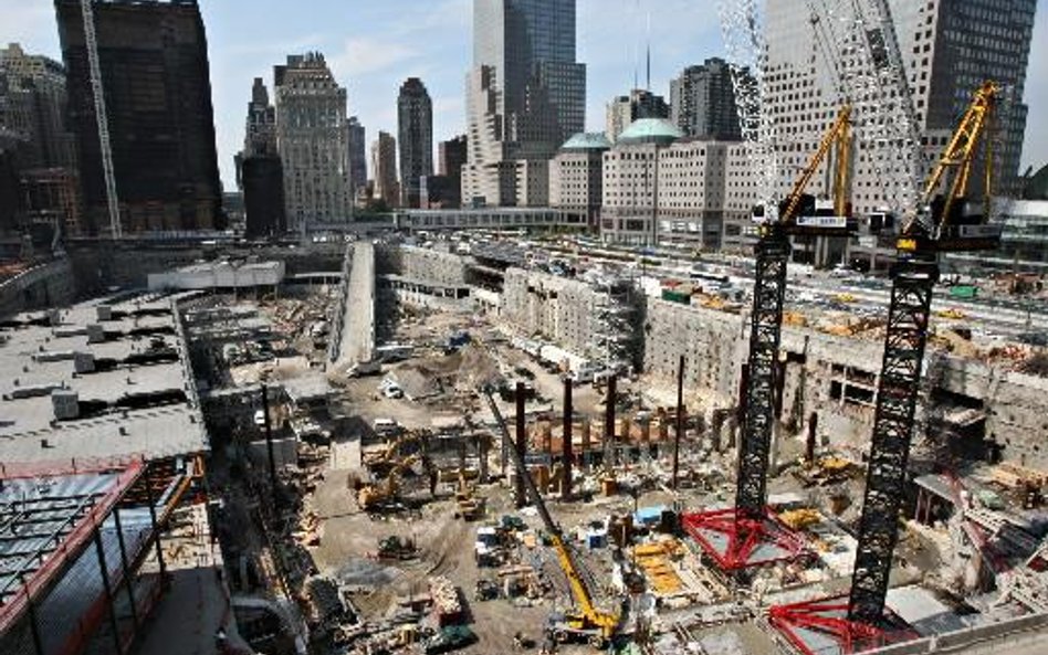 Ground Zero, strefa budowy w miejscu zniszczonych w ataku terrorystycznym wież World Trade Center