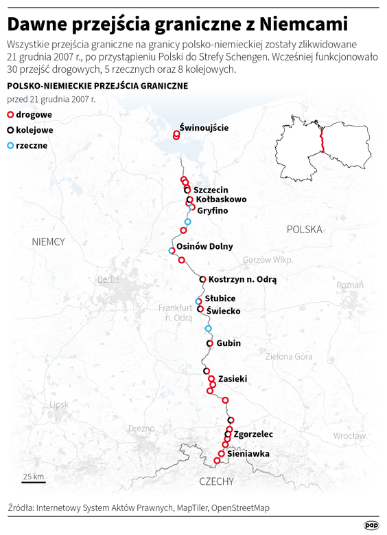 Dawne przejścia graniczne z Niemcami