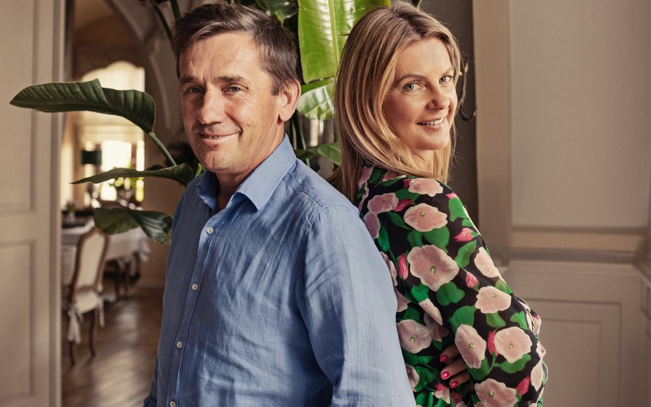 Andrzej i Małgorzata Tracz kupili pałac w 2015 roku. Pierwotnie chodziło im przede wszystkim o gospo