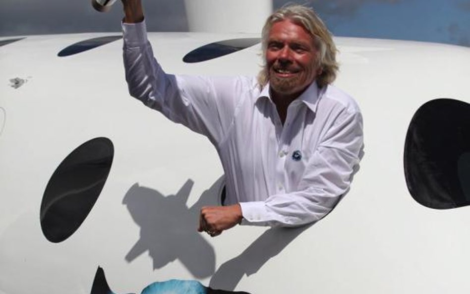 Richard Branson sam przetestuje swój pasażerski pojazd w pierwszym locie Virgin Galactic. Fot. Chris